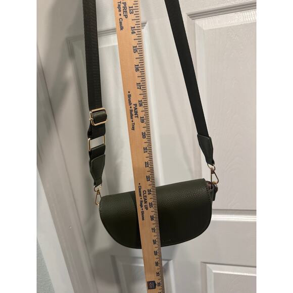 Kedzie Luna Crossbody Bag Shoulder Purse with Removable Strap, Olive Green - Picture 8 of 13